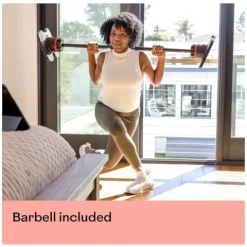 Bowflex SelectTech 2080 Barbell with Curl Bar Black