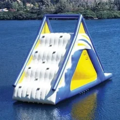 BOZHOUYUPIN Inflatable Floating Water Trampoline Park Triangle Water Slide