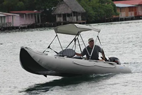 BRIS Inflatable Kayak Fishing Tender 4 Person Canoe