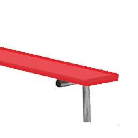 BSN 21″ Permanent Bench Without Back Red
