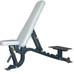 BSN Wheeled Adjustable Weight Bench Black