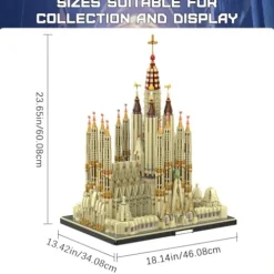 BUILDIFY Sagrada Familia Architecture Building Block Set 10049 Pcs