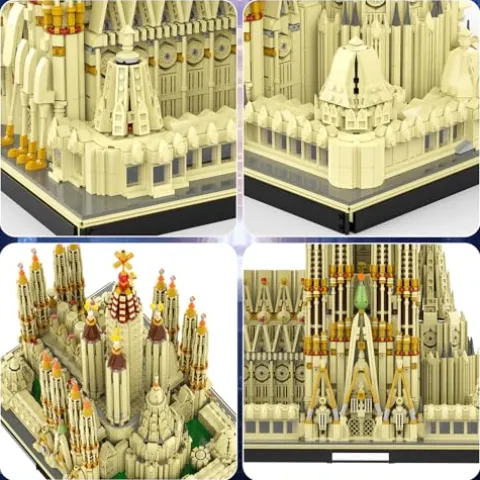 BUILDIFY Sagrada Familia Architecture Building Block Set 10049 Pcs