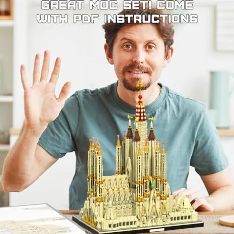 BUILDIFY Sagrada Familia Architecture Building Block Set 10049 Pcs