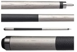 Bull Carbon LD2/3/4 Series Billiards Pool Cue Stick 29″ 12.25mm Carbon Fiber Uniloc Low Deflection Shaft Silver