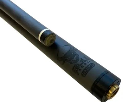 Bull Carbon LD10-15 Series Pool Cue Stick 12.25mm Carbon Fiber Shaft Gun Metal