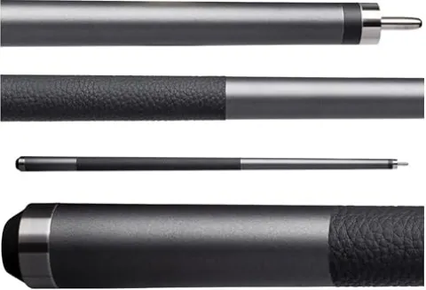 Bull Carbon LD10-15 Series Pool Cue Stick 12.25mm Carbon Fiber Shaft Gun Metal