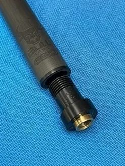 Bull Carbon Pool Cue, Denver Blue Butt, 12.25mm Carbon Shaft (18) Black