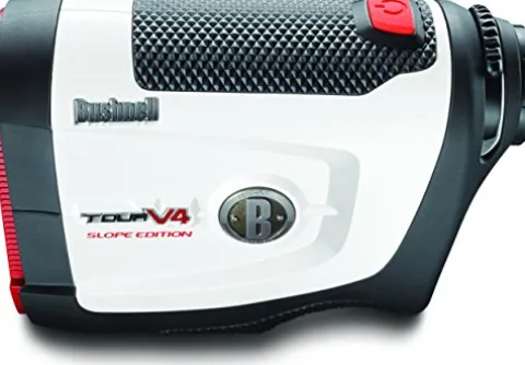Bushnell Golf Tour V4 Slope Laser Rangefinder White