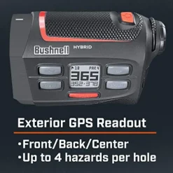 Bushnell Hybrid Golf Laser Rangefinder + GPS Black