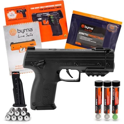 Byrna LE Kinetic Ultimate Bundle Less-Lethal Self-Defense Device Black