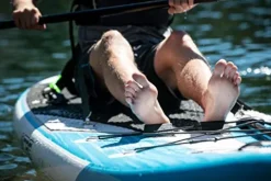 California Board Company 132 Current Inflatable Stand Up Paddle Board Blue/White/Black