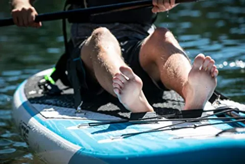 California Board Company 132 Current Inflatable Stand Up Paddle Board Blue/White/Black