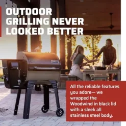 Camp Chef Woodwind 24 Pellet Grill Stainless Steel WiFi Silver