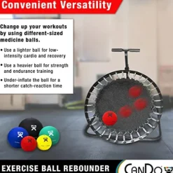 CanDo Circular Adjustable Ball Rebounder Round