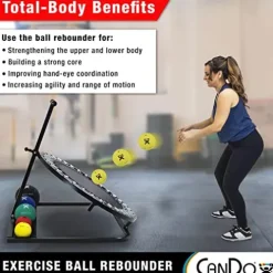 CanDo Circular Adjustable Ball Rebounder Round