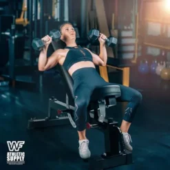 CAP Barbell Commercial Grade Weight Bench Flat/Incline/Decline Utility Exercise Olympic Workout Bench Black