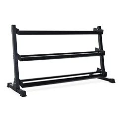 CAP Barbell Heavy-Duty 3-Tier Dumbbell Rack Black