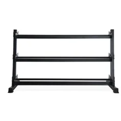 CAP Barbell Heavy-Duty 3-Tier Dumbbell Rack Black