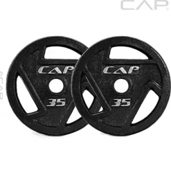 CAP Barbell Pro Olympic Weight Set 265lbs with Plates and Bar