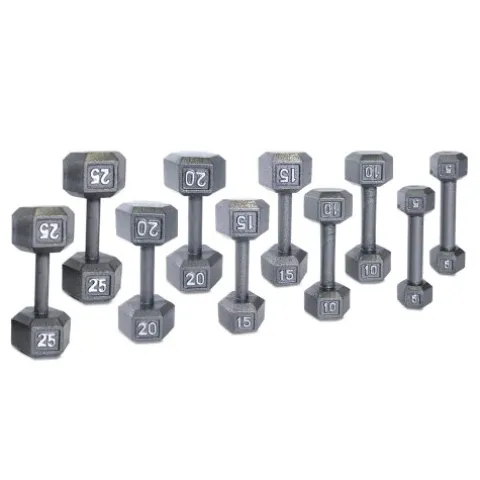 CAP Barbell Solid Hex Dumbbell Set with Rack (150 Pound) Gray