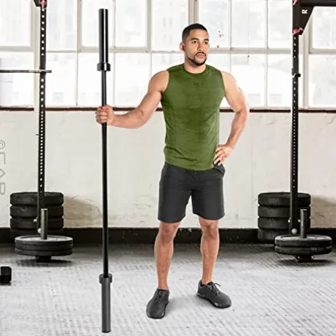 CAP Barbell Starter Olympic Weight Set 105lbs, Set with Plates and Bar