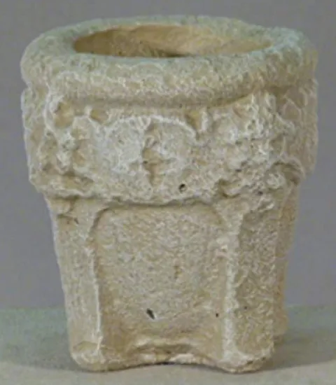 CC Outdoor Living Set of 2 Limestone Finished Outdoor Decorative Urn Planters 37″ Ivory