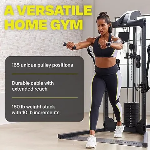 CENTR Centr 1 Home Gym Functional Trainer – Multifunctional Cable Machine – Matte Black