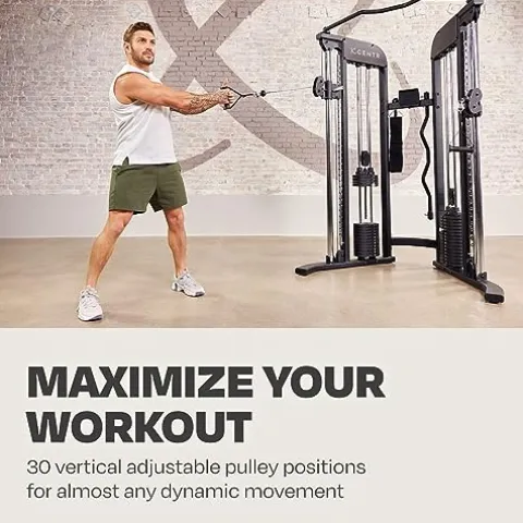 CENTR Centr 2 Home Gym Functional Trainer Black/Silver