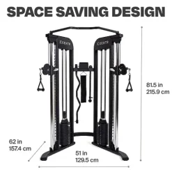 CENTR Centr 2 Home Gym Functional Trainer Black/Silver