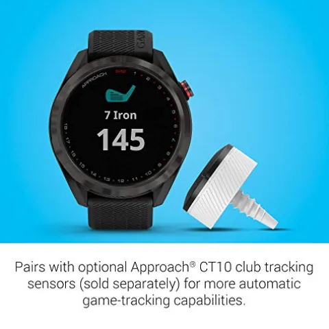 Certified Brands Garmin Approach S42 GPS Golf Smartwatch Black