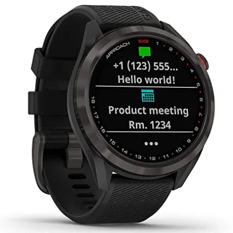 Certified Brands Garmin Approach S42 GPS Golf Smartwatch Black