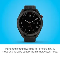 Certified Brands Garmin Approach S42 GPS Golf Smartwatch Black
