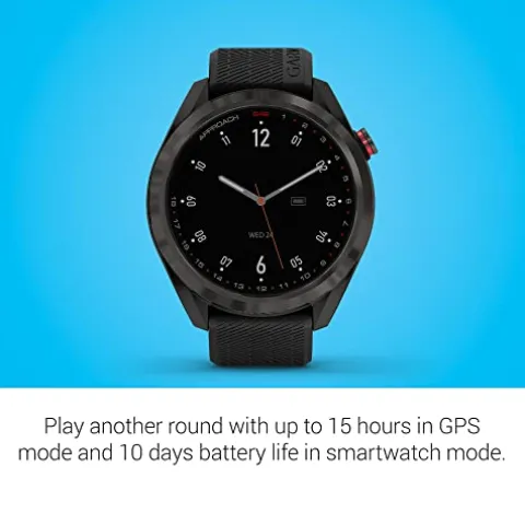 Certified Brands Garmin Approach S42 GPS Golf Smartwatch Black