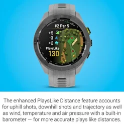 Certified Brands Garmin Approach S70 Golf Smartwatch | Full-Color CourseView Maps AMOLED Display | Advanced Shot Execution & Putt Alignment | 42mm – Powder Gray