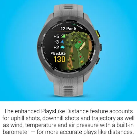 Certified Brands Garmin Approach S70 Golf Smartwatch 42mm Powder Gray