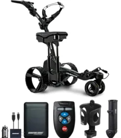 Certified Brands MGI Zip Navigator Electric Golf Cart with Seat Bundle