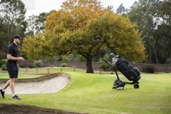 Certified Brands MGI Zip Navigator Electric Golf Cart with Travel Bag Bundle