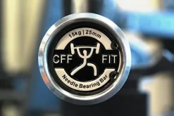 CFF FIT Olympic Weight Bar | CFF Keystone 15 kg Olympic Needle Bearing Bar | Hard Chromed Zinc