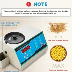 CGOLDENWALL Automatic Counter Machine for Rice Seeds, Soybean, Corn, Wheat, Sunflower, Vegetable Grain Blue