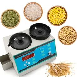 CGOLDENWALL Automatic Counter Machine for Rice Seeds, Soybean, Corn, Wheat, Sunflower, Vegetable Grain Blue