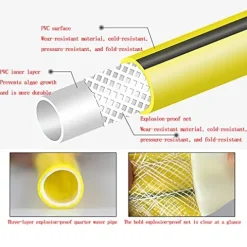 C/H Flexible PVC Garden Hose 12mm 5m 100m