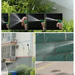 C/H Garden Hose Pipe 100m Flexible Lightweight with Spray Gun