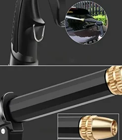 C/H Garden Hose Pipe 5m Flexible Watering Hose with Spray Gun Yellow