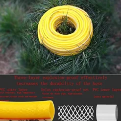 C/H 100M Heavy-Duty Reinforced PVC Garden Hose 18mm Green
