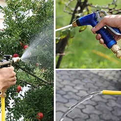 C/H 100M Heavy-Duty Reinforced PVC Garden Hose 18mm Green