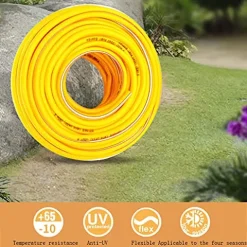 C/H 100M Heavy-Duty Reinforced PVC Garden Hose 18mm Green