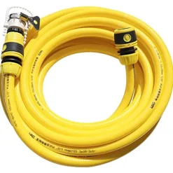 C/H 100M Reinforced PVC Garden Hose Yellow Green