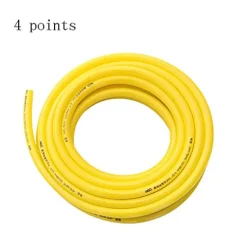 C/H 100M Reinforced PVC Garden Hose Yellow Green