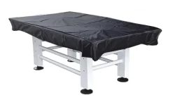 Chamberlain Game Tables Malibu Nights 7 Ft Outdoor Pool Table White and Blue